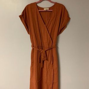 Wrap Midi Dress